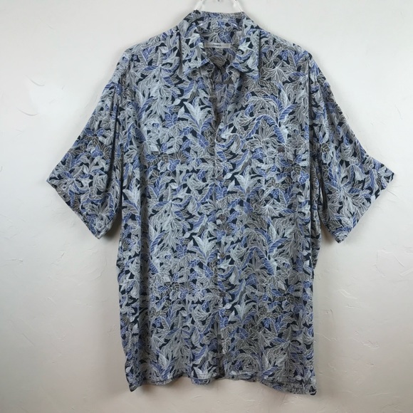 MODA CAMPIA Hawaiian Aloha Shirt M - Picture 1 of 6